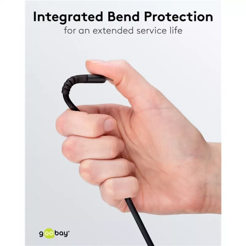 Cable USB Goobay 74526 Negro