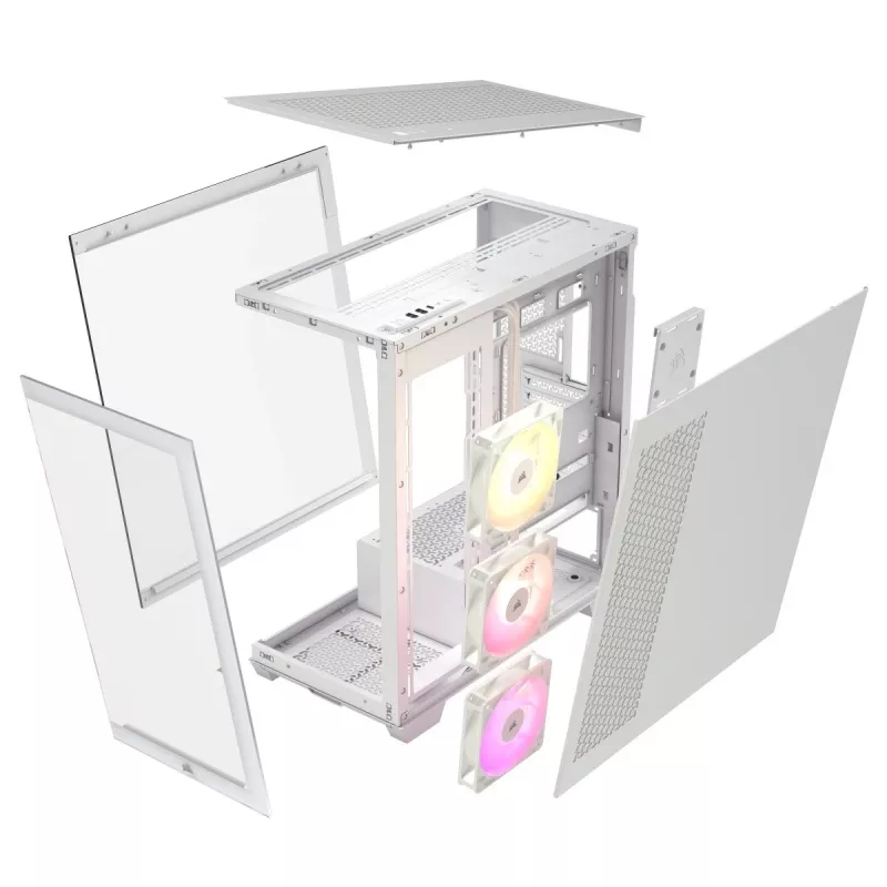 Torre Midi Corsair 3500X ARGB blanca