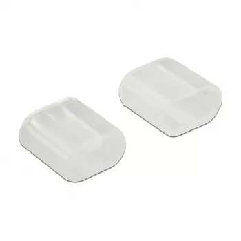 Tapa protectora para enchufe DeLOCK 64035 transparente 10 uds.