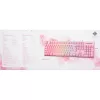 Deltaco GAM-021-RGB-P-DE - tamaño completo (100%) - USB - interruptores de membrana - QWERTZ - rosa