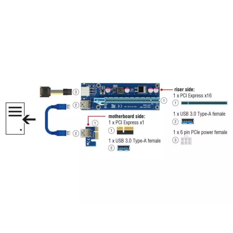 Tarjeta de interfaz DeLOCK 41426