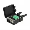Conector de cables DeLOCK 66232 Sub-D 9 regleta de bornes de 10 polos negro