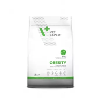 Pienso VETEXPERT Veterinary Diet Obesity 2 kg — control de peso para perros adultos, ave, proteína 30%, grasa 6,5%