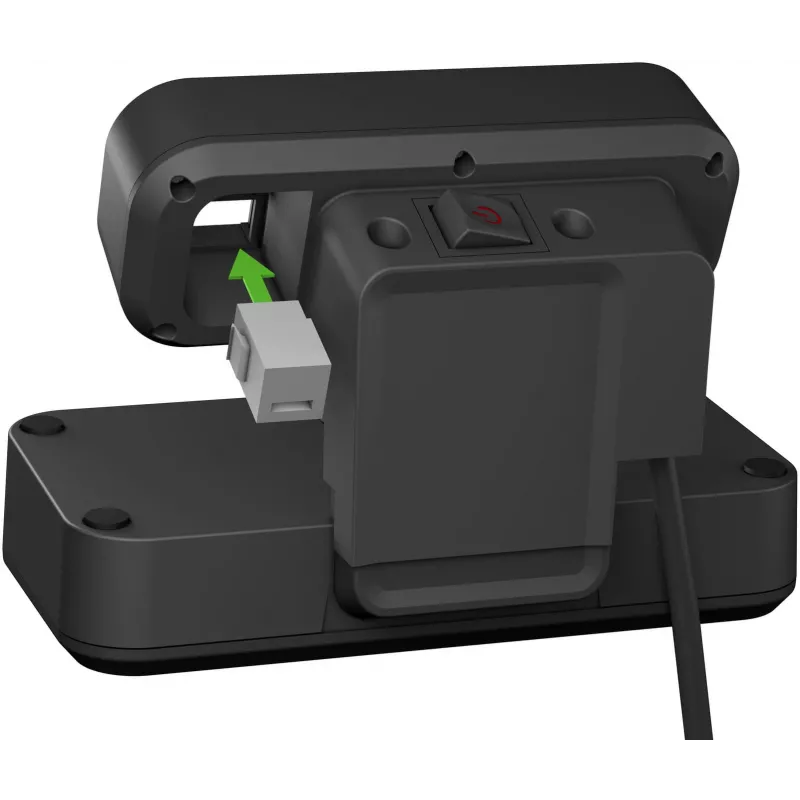Alargador de corriente Brennenstuhl 1153580100 2m 10 tomas de corriente interior negro plateado