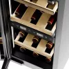 Vinoteca integrable Caso WineDeluxe WDU 18 – capacidad para 18 botellas, clase de eficiencia energética E, negra