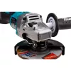 Amoladora angular a batería GA008GM201 XGT, 40Voltios (azul/negro, 2x batería Li-Ion XGT 4,0Ah, MAKPAC tamaño 4)