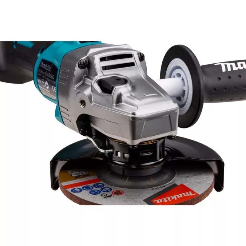 Amoladora angular a batería GA008GM201 XGT, 40Voltios (azul/negro, 2x batería Li-Ion XGT 4,0Ah, MAKPAC tamaño 4)