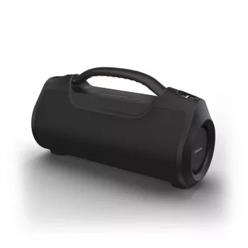 Barra de sonido HAMA Soundbarrel 2.0 negra Bluetooth inalámbrica — compacta 2.0 canales