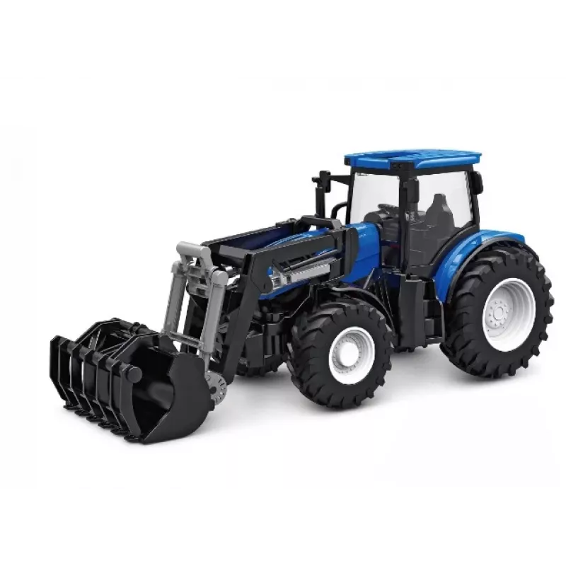 Amewi tractor de juguete con cargador frontal motor eléctrico 1:24