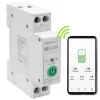 Relé WiFi para carril DIN QOLTEC 50881 — relé de conmutación de red 63A para instalaciones eléctricas