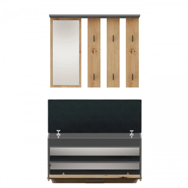 Topeshop GAR PARMA ANT/ART armario recibidor