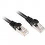 Cable de red Sharkoon 0,25 m Cat.6 RJ-45 S/FTP negro