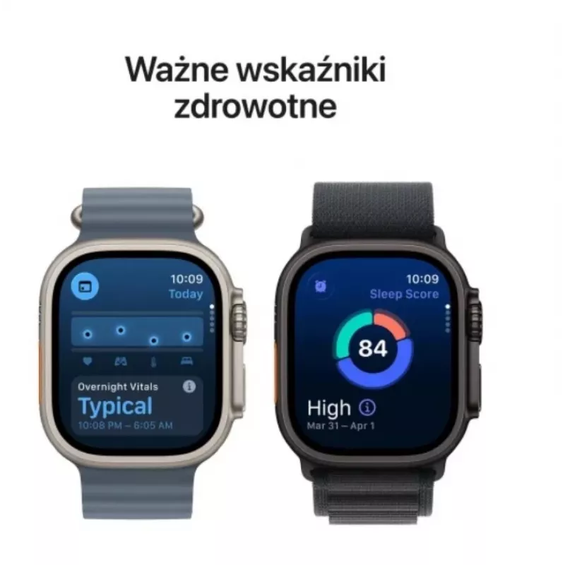 Smartwatch Apple Watch Ultra 3 GPS + Cellular 49 mm Caja Natural Titanium con Light Blue Alpine Loop (Pequeña)