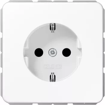 JUNG CD 1520 KI WW Toma de corriente Schuko tipo F Blanco