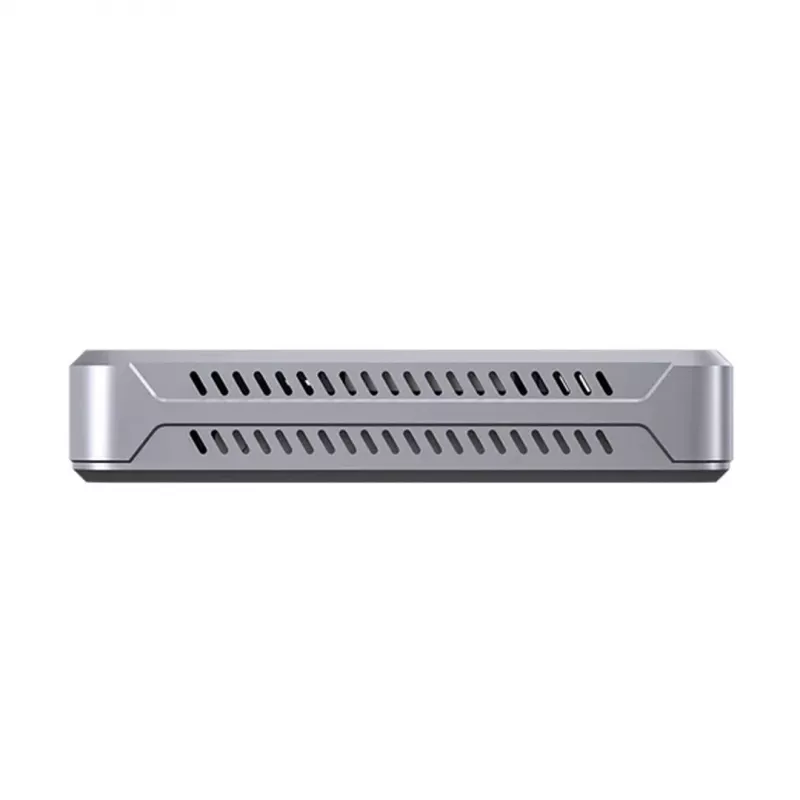 Carcasa para SSD Unitek S1242AGY01-EU USB4 40 Gbit/s, M.2 NVMe, hasta 8 TB, aluminio/plástico, refrigeración activa