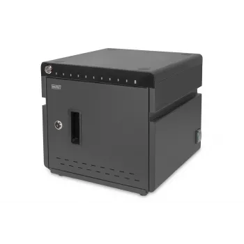 Armario de carga móvil de sobremesa Digitus para 10 portátiles/tabletas de hasta 13 pulgadas, UV-C, USB-C