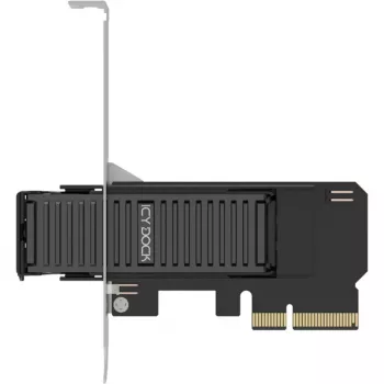 ICY DOCK MB305M4P-B Bandeja extraíble M.2 NVMe SSD a tarjeta adaptadora PCIe 4.0 x4