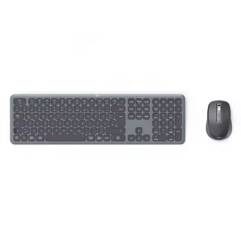 Set de teclado y ratón multi-dispositivo negro gris