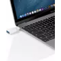 Wentronic Goobay Adaptador USB-C™ - conector hembra USB 3.0 A, Blanco - para conectar entre dispositivos USB-C™ y USB-A (66262)