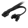 Adaptador de cable de alimentación Triton SST-PP13 — 8-Pin EPS a 8-Pin EPS y 4+4-Pin