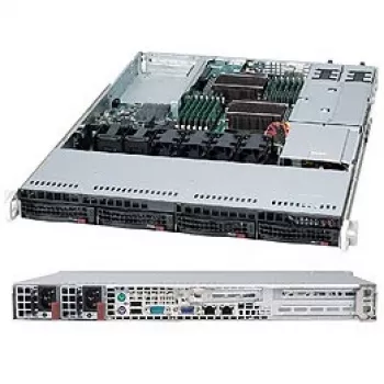 Super Micro Supermicro SC815 TQC-R706WB2 - Rack - Montaje en rack - 1U - ATX extendido - SATA/SAS - Hot-Swap 750 W - Negro (CSE-815TQC-R706WB2)