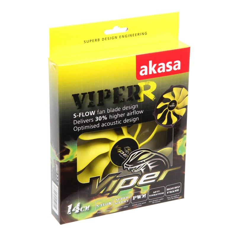 Ventilador Akasa Viper R 14cm
