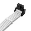 Cable de conexión CableMod C-Series Pro – variante B, 90°, 16-Pin a 3x8-Pin PCIe, blanco