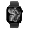 Reloj inteligente Apple Watch Series 11 GPS 42 mm, caja de aluminio, correa deportiva negra M/L, Jet Black