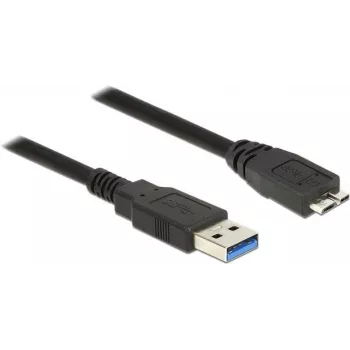 Cable USB DeLOCK 85072 USB 3.2 Gen 1 1m USB A Micro-USB B negro