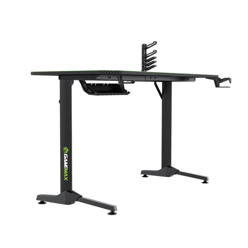 Escritorio GameMax D140-CARBON — Escritorio gaming/oficina, peso neto 20,5 kg, medidas brutas 125×795×682 mm