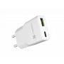 Fuente de alimentación NATEC Ribera NUC-2376 — 1× USB-A, 1× USB-C, salida 3 A