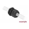 Prensaestopas DeLOCK 60220 negro plástico 10 uds.