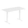 Mesa regulable en altura Up Up Bjorn Blanco, tablero L Blanco