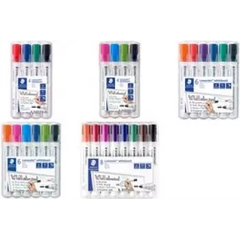Rotulador Staedtler Lumocolor 351 punta redonda negro azul claro verde claro rosa