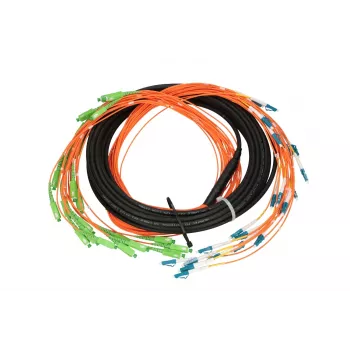 Cable multipatch Extralink SC/APC-LC/PC SM 24F 30M cascada 90 cm