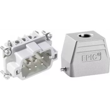 Set de conectores LappKabel EPIC®KIT H-BE 6 75009635 6 + PE tornillos 1 set (75009635)