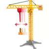 World gran grúa de construcción con luz, vía