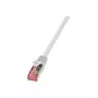 Cable de red LogiLink Cat.6 S/UTP RJ-45 Cat6 0,25 m gris