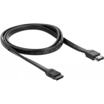 Cable SATA DeLOCK 85810 1 m SATA 7 polos eSATA negro