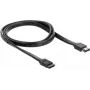 Cable SATA DeLOCK 85810 1 m SATA 7 polos eSATA negro