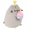 Peluche Pusheen de Pusheen — peluche de 24 cm con gorro de cumpleaños y tarta