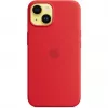 Apple iPhone 14 Funda de silicona con MagSafe, (PRODUCT)Rojo