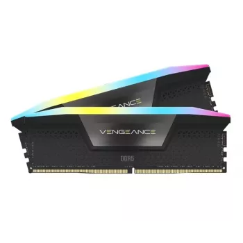 Memoria para PC CORSAIR VENGEANCE RGB 16GB 2x8GB DDR5 DIMM 5200MT/s CL40-40-40-77 1.25V Intel XMP - Negra