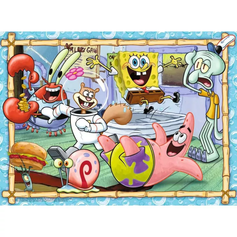 Puzle Ravensburger New Adventures in Bikini Bottom, 200 piezas, puzle infantil