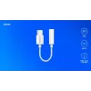 Adaptador de audio USB Type 3.1 C (M) – Jack 3,5mm (H) Blanco SAVIO AK-52