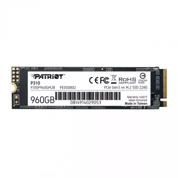 Unidad SSD Patriot Memory 960 GB M.2 PCI Express 4.0 NVMe P310P960GM28