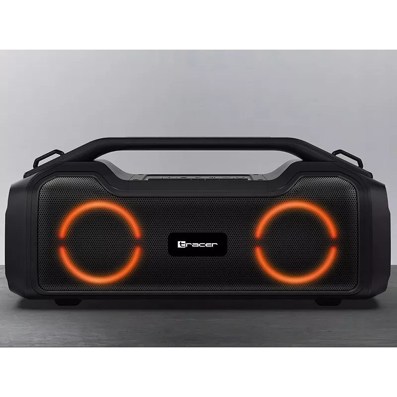 Altavoz portatil estereo TRACER BigBoy TWS Bluetooth 40 W RMS, Bluetooth 5.3, 12 h de bateria, negro