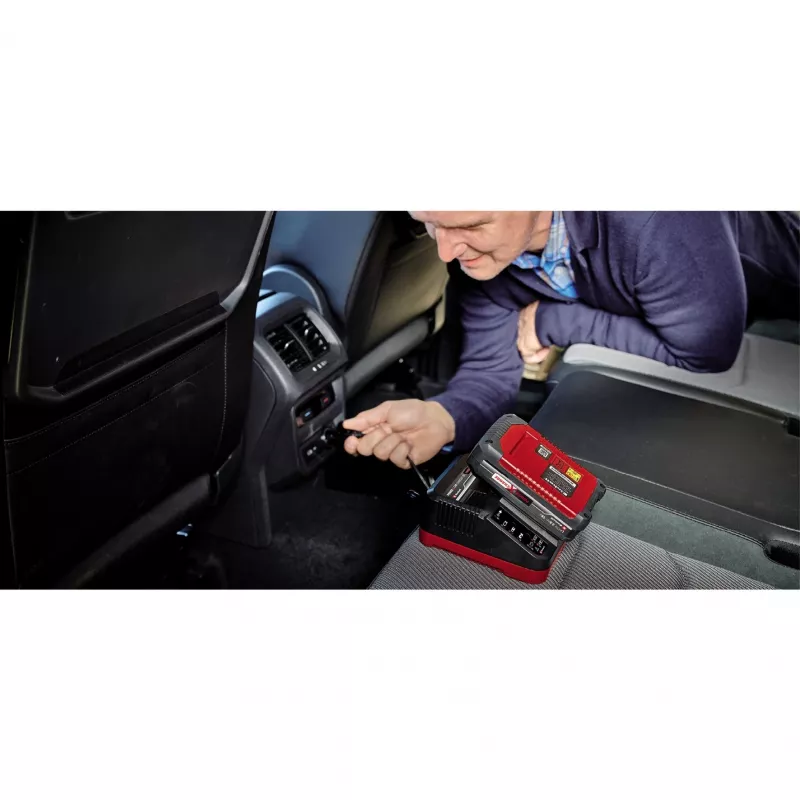 Cargador de batería Einhell Power X-Car Charger 3A mechero de coche rojo