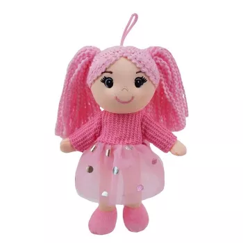 TULILO muñeca de tela Ola 20 cm, juguete de tela suave para juegos de rol