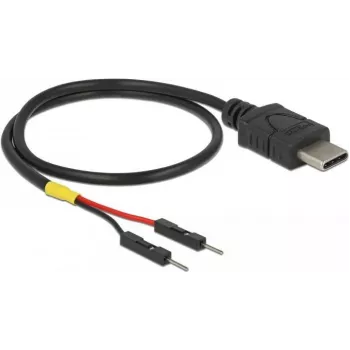 Cable USB DeLOCK 85420 0,3 m USB-C negro